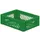 Euronorm-stapelbak 10l 120x400x300mm Wanden/bodem Opengewerkt Groen
