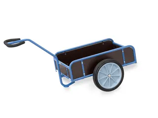 Handtrekwagen 4108V 2 Wielen 400kg 845x545mm 4 Wanden massief Rubber - 1