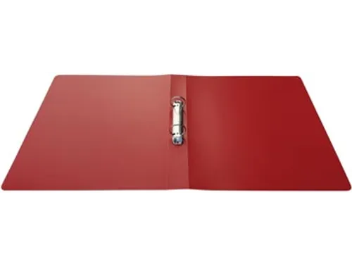 ringmap, voor ft A4, uit PP, 2 ringen van 25mm, rood