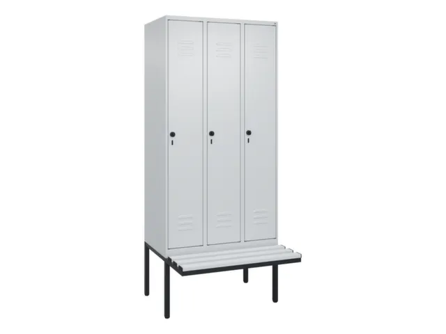 locker voor scheiding van kleding,HxBxD 2120x900x815mm,3vak