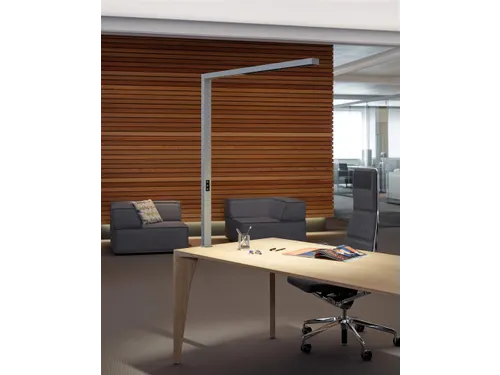 Vloerlamp LED MAULsirius colour vario Zilver dimbaar tafelklem