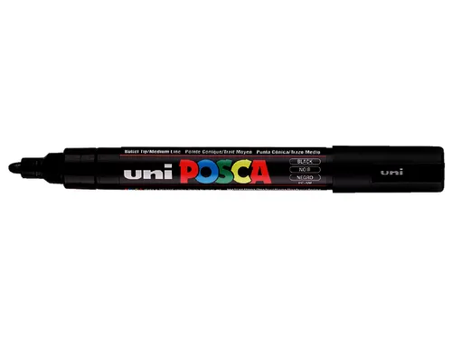 Verfstift Posca PC5M Medium Punt 1,8-2,5mm Zwart