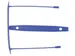 E-clip Blauw Doos 100 stuks