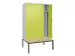 locker voor scheiding van kleding,HxBxD 2120x1200x815mm,4vak