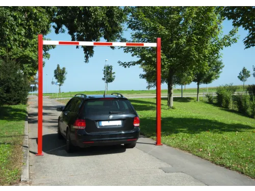 Doorrijdbegrenzer Star Doorrijdhoogte 2.8x10m Stalen Paal Aluminium