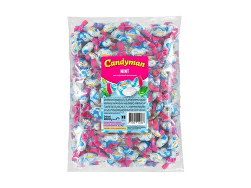 Zuurtje Candyman mintsmaak zak 1 kilogram