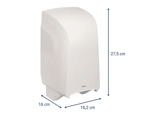 Toiletpapierdispenser MAULcare voor 2 rollen Wit