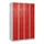 dubbeldekse locker,HxBxD 1850x1200x500mm,4x2vak.,vak B 300mm