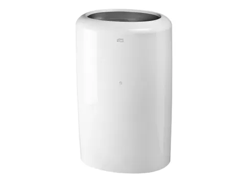 Afvalbak Kunststof, Wit, 50 Ltr, 37 X 64 X 30 Cm