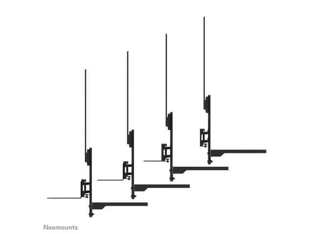 Neomounts AV60-500BL Videobar en laptophouder kit 43-110 inch - max 8