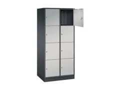grootvolume-lockersysteem,HxBxD 1950x820x600mm,2x4vakken,cil.-slot