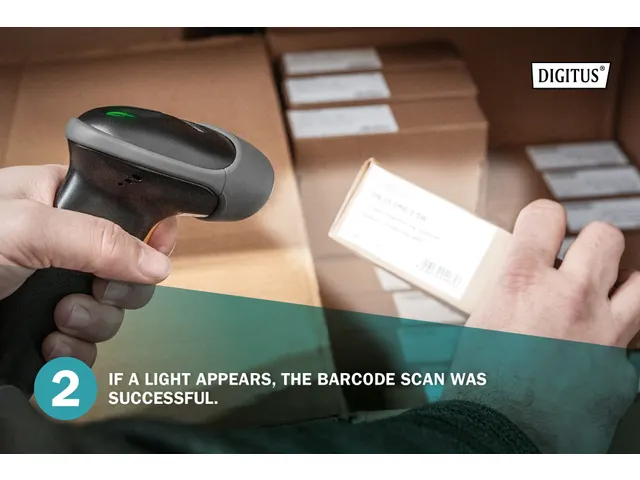 1D Barcode Handscanner Met Houder