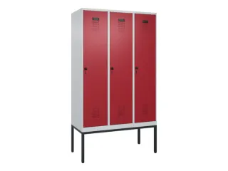 locker voor scheiding van kleding,HxBxD 2120x1200x500mm,3vak - 2