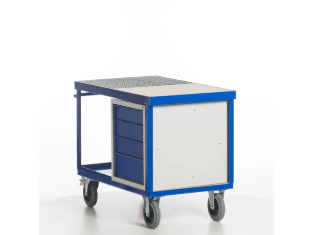 chariot-armoire,force 600kg,2plateau(x),plateau Lxl 1150x700mm