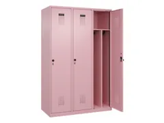 locker voor scheiding van kleding,HxBxD 1850x1200x500mm,3vak