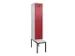 locker met bank,voor scheiding van kleding,HxBxD 2120x400x815mm,1vak