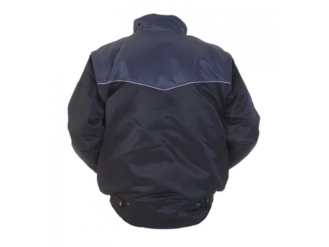 047465 Leipzig pilotjack zwart/grijs maat 5XL