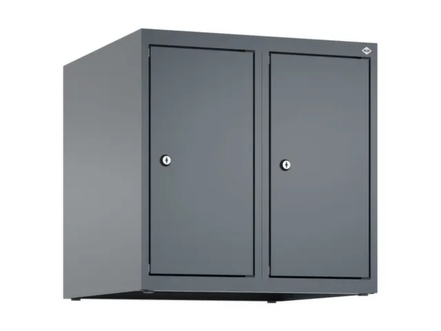 opzetkast,v. locker,2vak.,vak B 250mm,HxBxD 500x500x500mm,vleugeldeur
