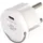 Brennenstuhl Stopcontactadapter USB C 2.4A Wit