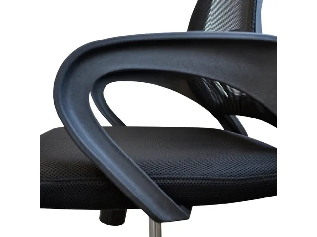 Bureaustoel Basic Net Zwart Stof