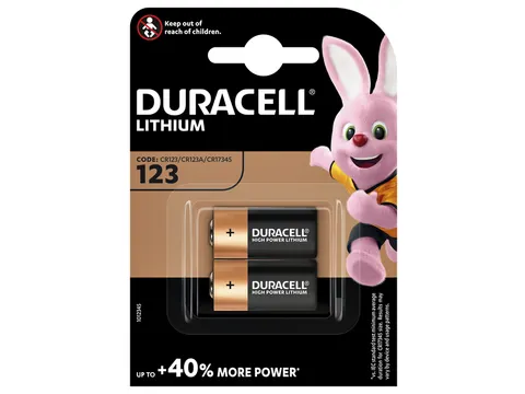 Batterij Duracell Ultra 2x 123 Lithium Photo