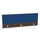 opzetpaneel bureau aanbouw achter NV bruin hickory blauw 1600mm
