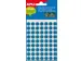 étiquettes Rondes En Pochette Diamètre 8 Mm, Bleu, 288 Pièces, 96 P