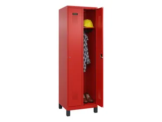 locker,HxBxD 1950x600x500mm,2vak,vak B 300mm,cil.-slot,voeten - 1