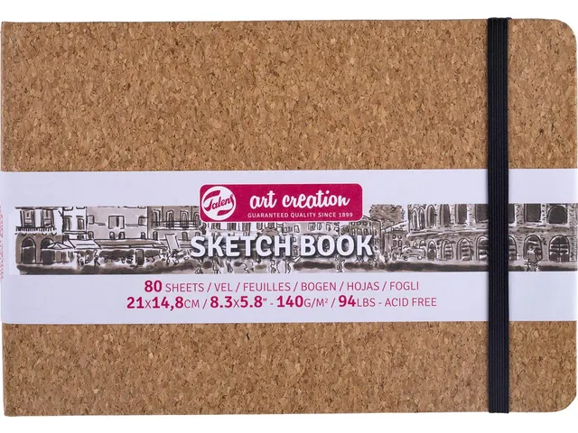 TAC schetsboek Kurk 21x148cm