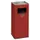 Combi-asbak Hxbxd 700X320X320Mm Vierkant Rood