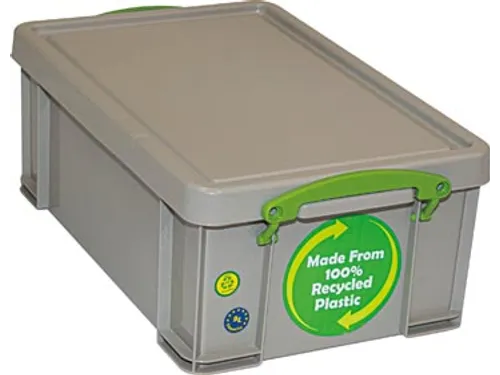 Opbergdoos 9 Liter Gerecycleerd Grijs