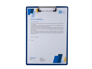 klembord A4 blauw met sterke klem - 5
