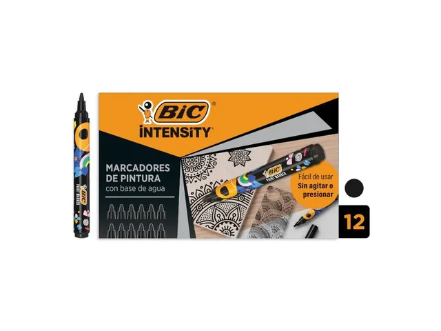 Paintmarker Bic Intensity zwart