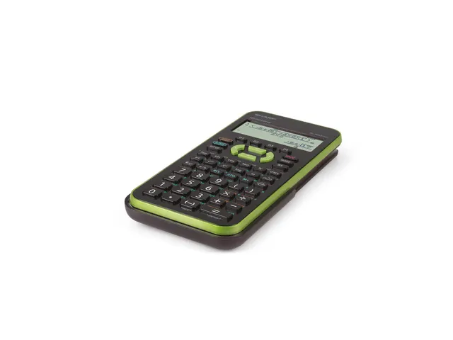 Calculatrice Sharp ELW531XHGR noir-vert scientifique write view