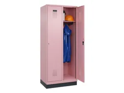 locker,HxBxD 1950x800x500mm,2vak,vak B 400mm,cil.-slot,sokkel