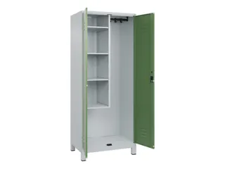 schoonmaakkast,HxBxD 1950x800x500mm,links 4vakken - 2