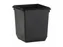 Vierkant Tapse Papierbak 21 Liter Zwart