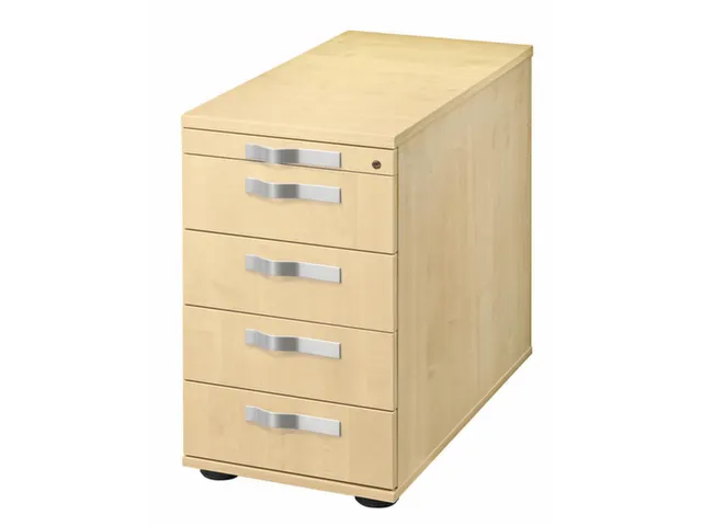 stationaire ladeblokken,HxBxD 720-760x428x800mm,4lade(n),stanggreep