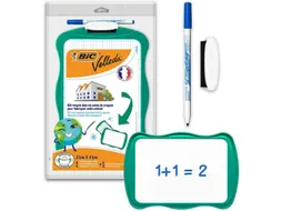 Whiteboard Bic Velleda 21x31cm inclusief stift en wisser recycle