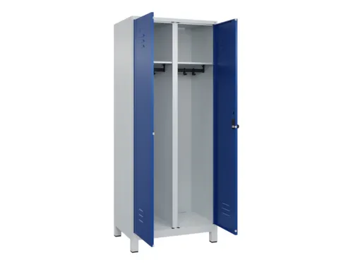 locker voor scheiding van kleding,HxBxD 1950x800x500mm,2vak