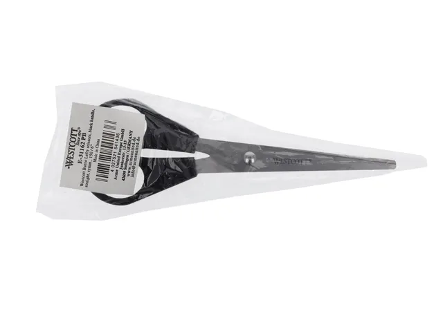 Ciseaux Westcott Buro RVS gaucher 15,5 cm poignées en plastique dans