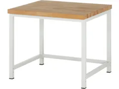 werkbank,HxBxD 840-1040x1000x900mm,beukblad,draagverm. 1250kg,RAL7035