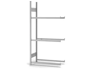 Bandenstelling Aanbouwveld 2000x1000x435mm Vaklast 150kg 3etages - 2