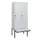 locker met bank,HxBxD 1950x800x815mm,2vak,vak B 400mm,draaigrendel