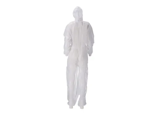 Overall CMT XXL non-woven ritssluiting PP wit 181cm lang 50 stuks