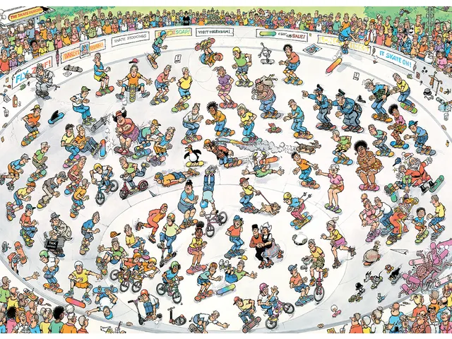 Skateboarden In De Bowl 1000 stukjes puzzel Legpuzzel