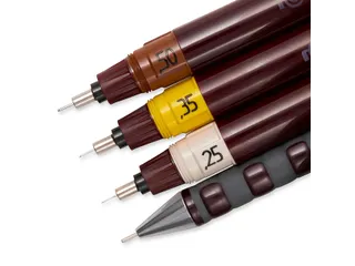 Tekenset rOtring Isograph college 0.25mm, 0.35mm en 0.5mm 34 stuks - 5