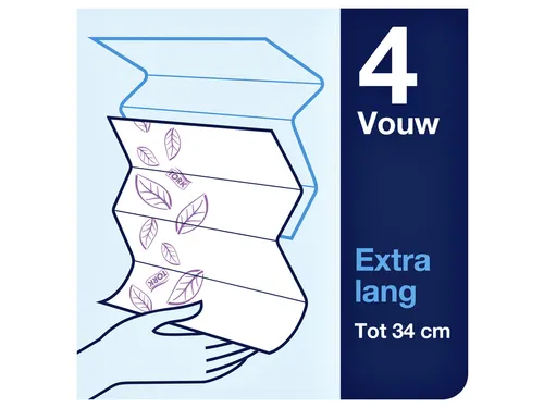 Tork 100297 Xpress Handdoek Premium H2 ZigZag Extra Soft 2-laags