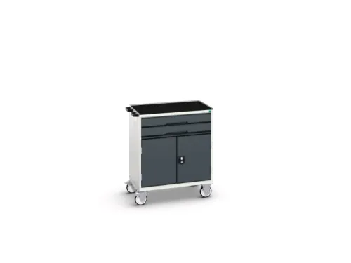 gereedschapswagen,HxBxD 965x800x550mm,4-voet/4wielen