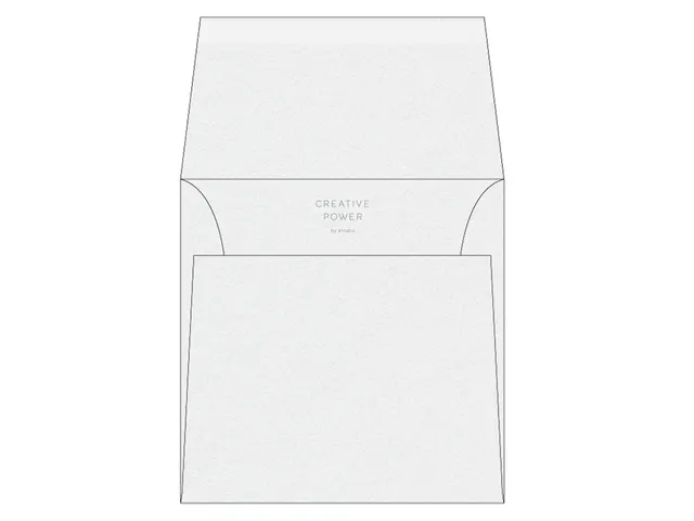 Vierkante envelop 170x170mm Strip Rives Tradition Extra Wit